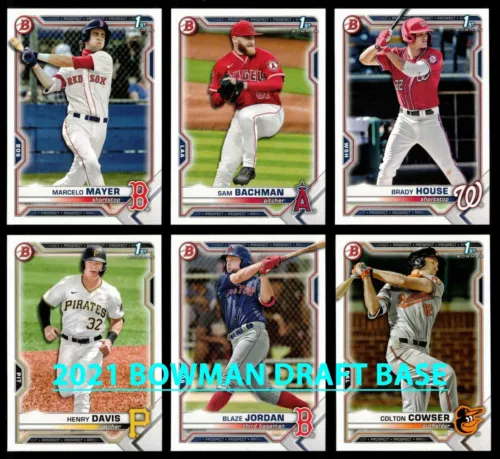 2021 Bowman Draft BASE #1-200 Complete Your Set $2 or 2 Card Minimum YOU PICK!