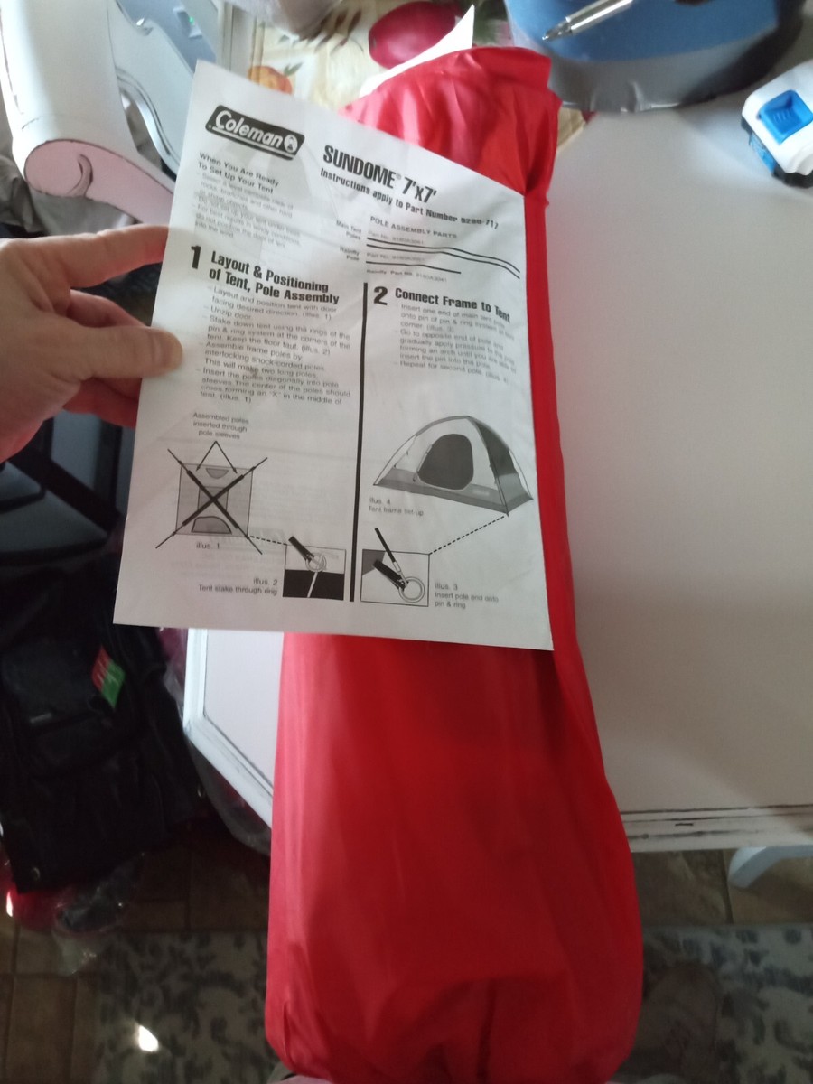 2006 MARLBORO COLEMAN Adventure Sundome Tent, 7'x7' Model #9280