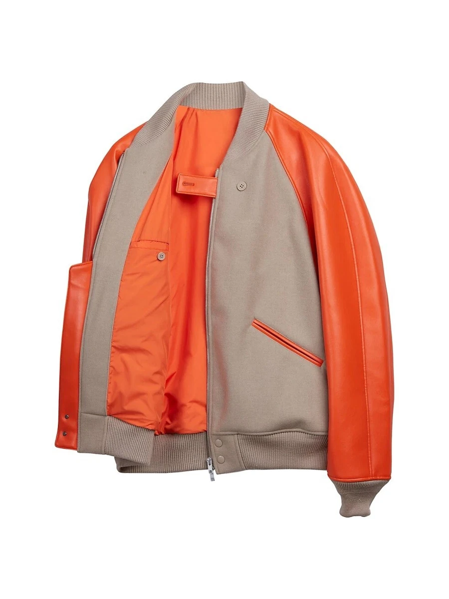 Adidas orange hotsell bomber jacket