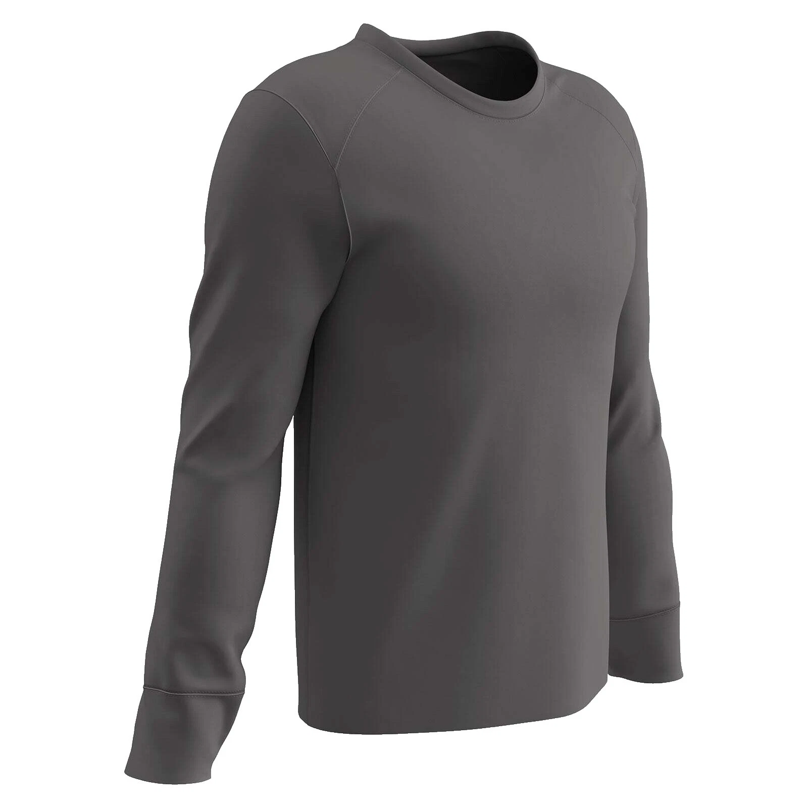 Camisetas para hombre lisas de poliéster de manga larga