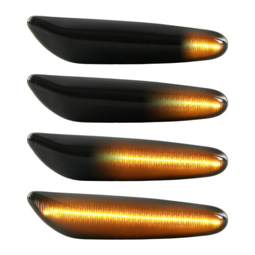 COPPIA FRECCE LATERALI FUME PROGRESSIVE A LED PER BMW SERIE 3 E90, E91, E92, E93 - Picture 2 of 9