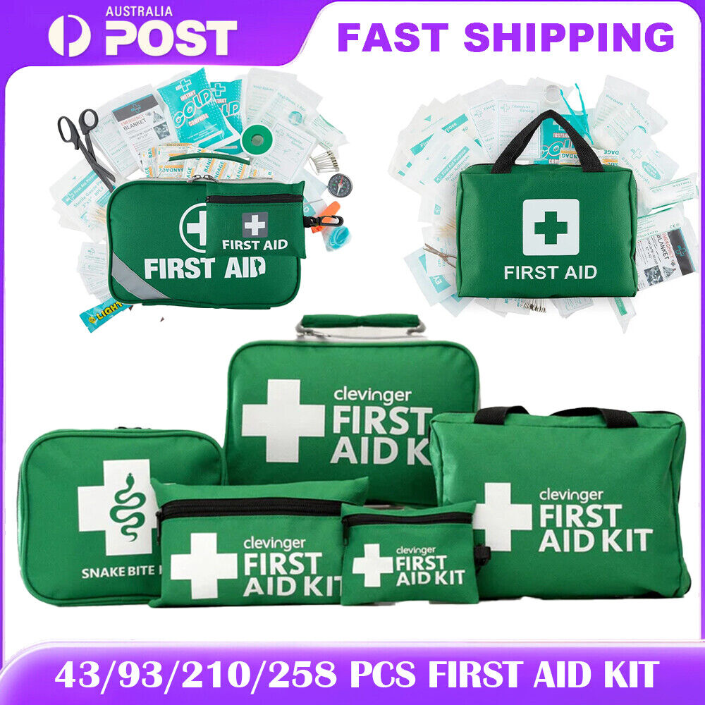 43/92/210/258PCS Emergency First Aid Kit Medical Travel Workplace Family Safety