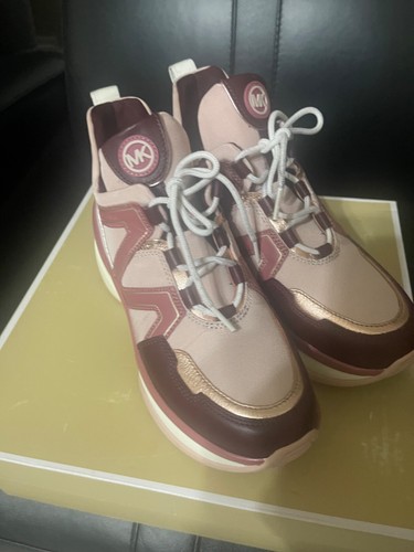 Michael Kors Women's Olympia Trainer Sneakers Sz. 9.5 - Picture 3 of 6