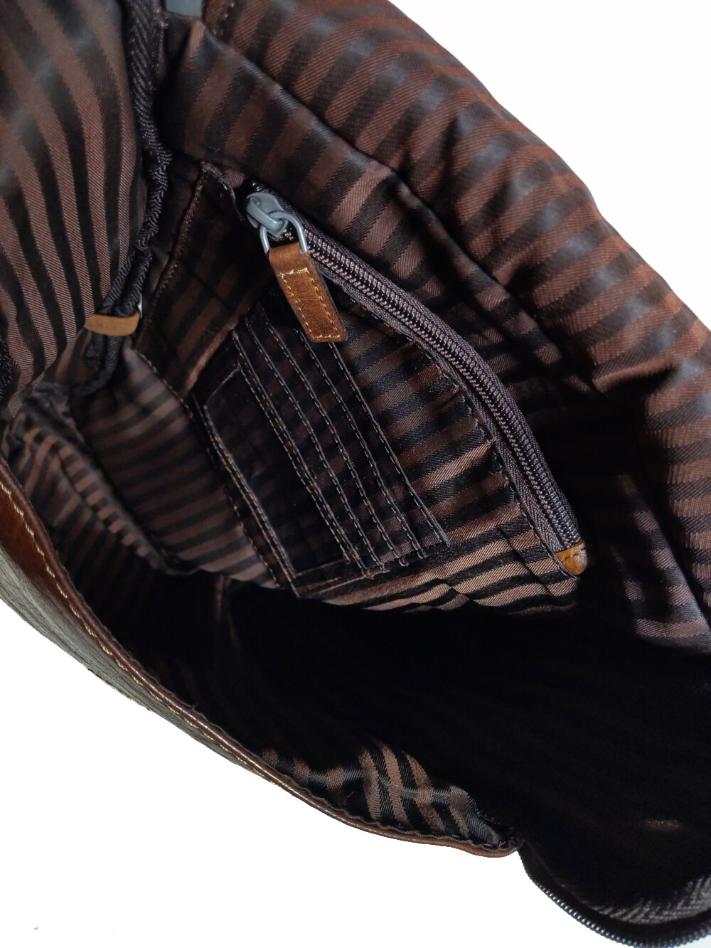 $222 JACK GEORGES Backpack Voyager Convertible Br… - image 4