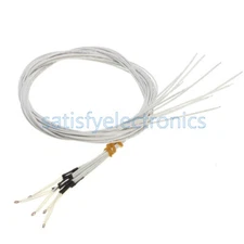 2Pcs Reprap NTC 3950 Thermistor 100K + 1 Meter wire for 3D Printer Bed Hot End