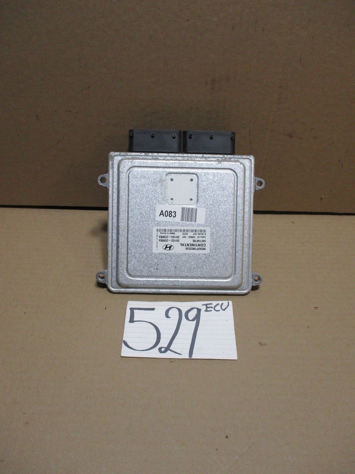 2013 Hyundai Elantra #529 Engine Computer ECM ECU 39102-2EMB3