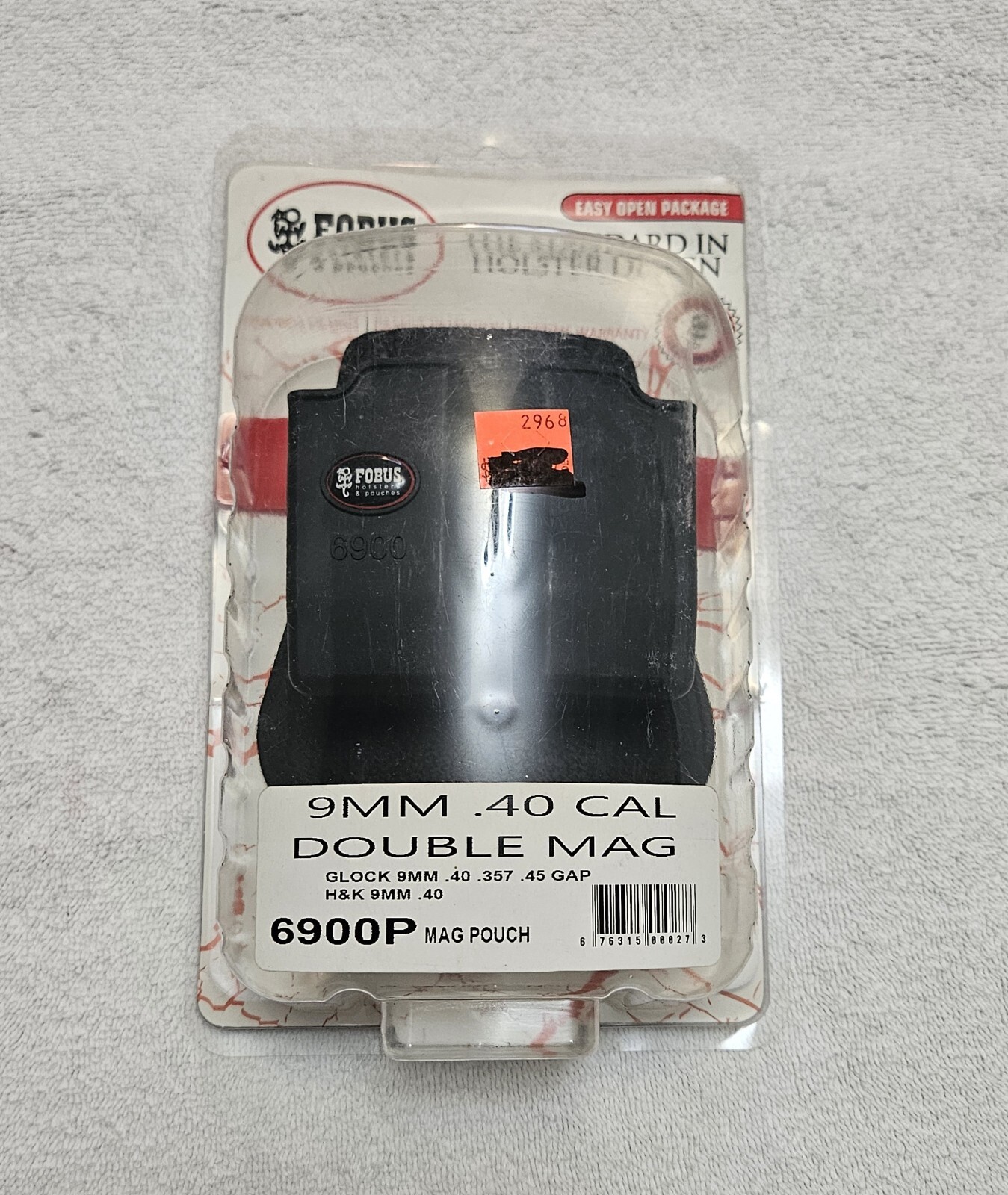 FOBUS 9MM .40 Cal Double MAG Pouch, 6900P, Glock 9MM-image