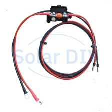Solar Charge Controller Cable Fused | 1m to 5m | 6mm² 40A | UK Made 5yr Warranty