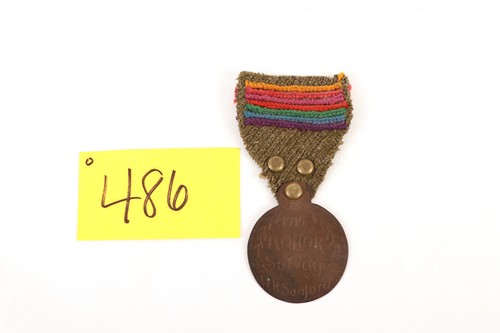 Rare WWI Homefront Primative Salvage Medal Nmaed 1 of 1 /o486