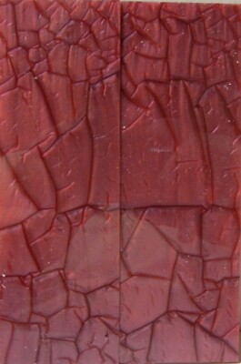Burgundy Designed Acrylic (2 pc) Razor Knife Scales 3/16