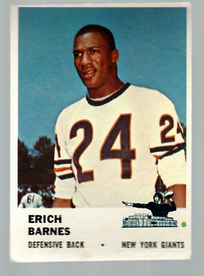 1961 Fleer #73 Erich Barnes  Excellent
