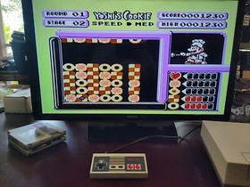 CLEAN & PLAYS EASILY Yoshi's Cookie *Authentic & Tested* Nintendo NES