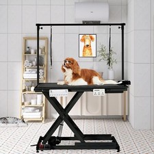 50" Electric Dog Pet Grooming Table Heavy Duty for Large Dog Height Adjustable