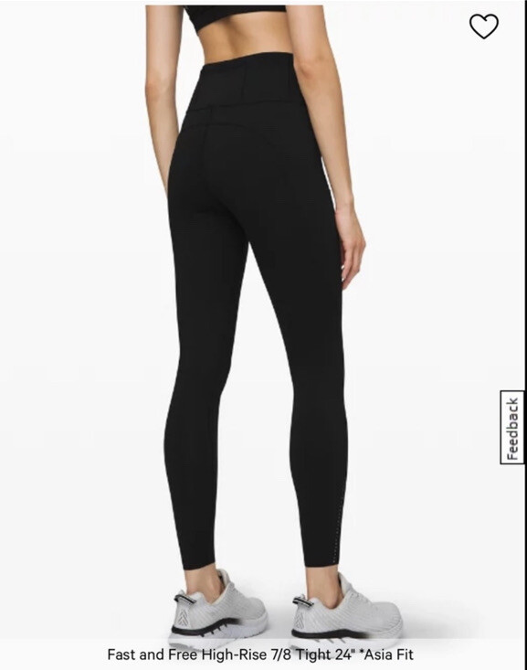 NWT lululemon F and F High-Rise 7/8 Tight 24