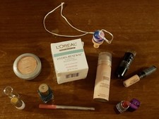 LOT OF 10 ASSORTED MAKE UP ITEMS BY LOREAL, M...