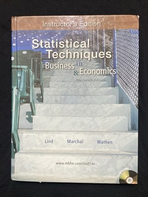 Statistical Techniques in Business and Economics with Student CD by Lind Douglas