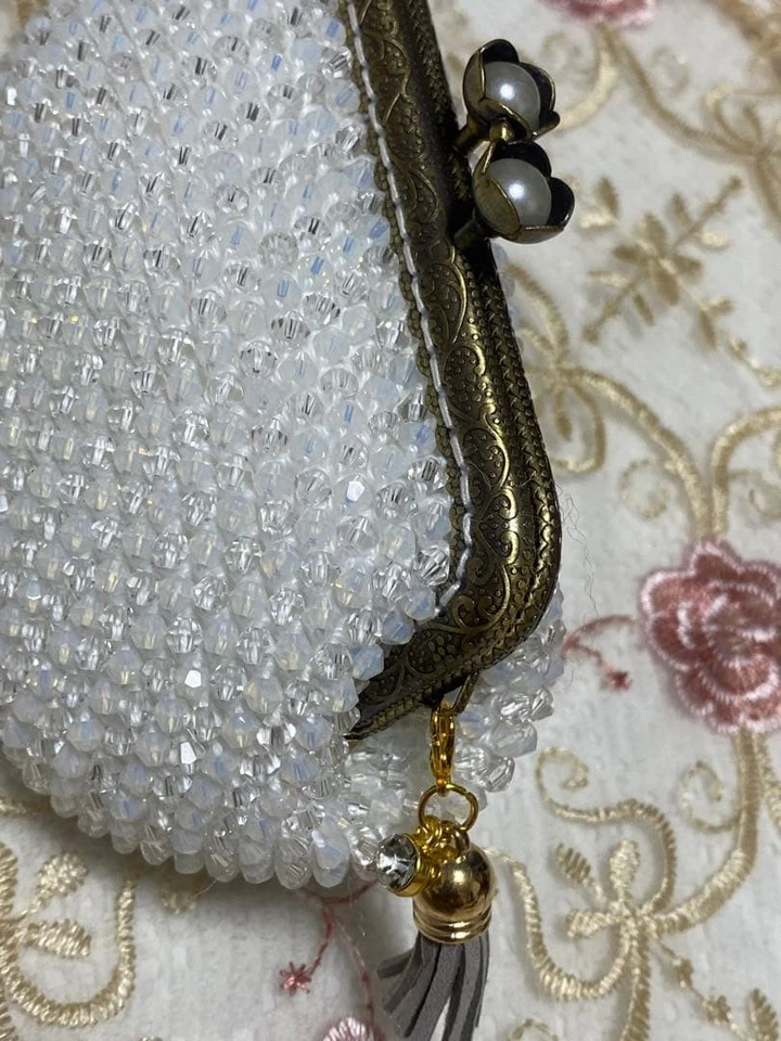 Monedero Monedero Punto Cuentas con Accesorio Cierre 105cm Foto 3 de 4