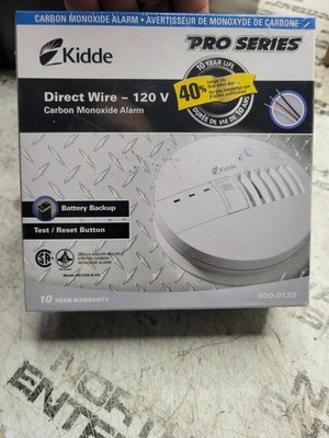 NEW 900-0128 PRO SERIES KIDDE 9000128 Interconnected CO Alarm with Battery Backu