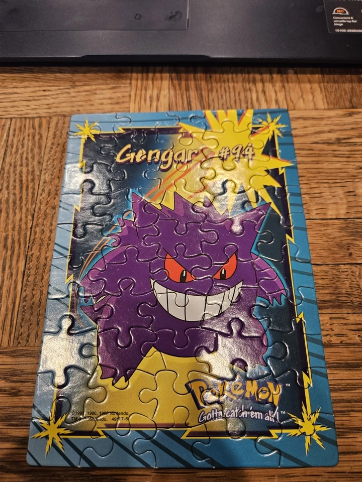 Pokemon Gengar Hasbro 50 Piezas Mini Puzzle 1999 Completo MB Puzzle Foto 4 de 4