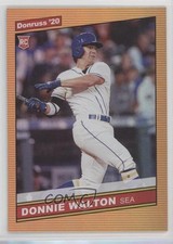 2020 Panini Donruss Retro 1986 Holo Orange Donnie Walton #252 0ne3