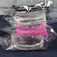 4Pcs Power Balance Bands Bracelets MEDIUM Black White Clear Pink Sports  Health