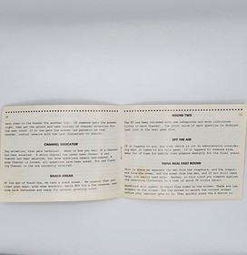 MTV Remote Control (Nintendo NES) Booklet / Manual Only