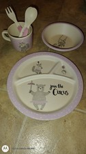 Kids Bloomingville Mini Serving Set Bamboo. Circus Theme