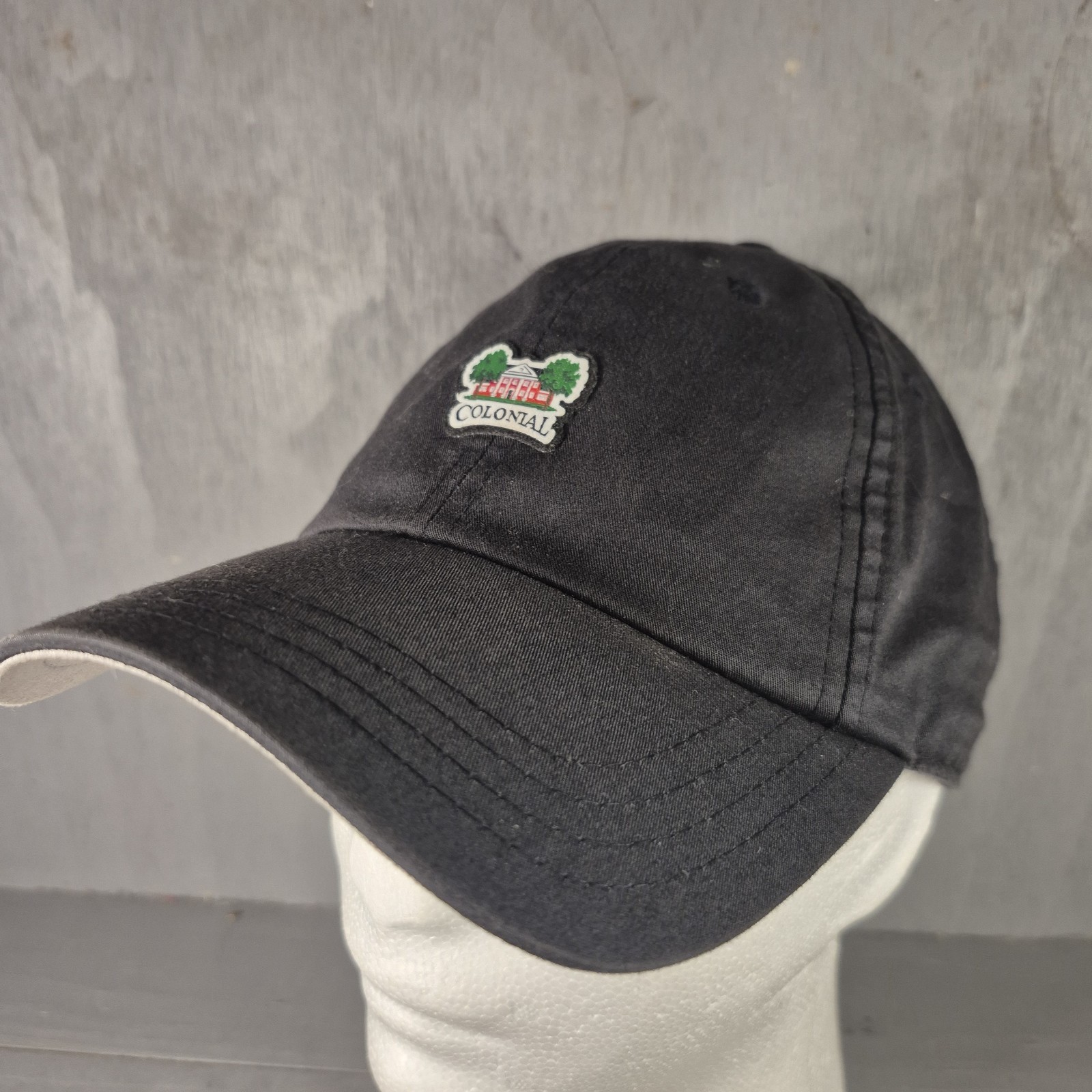 Colonial Country Club Fort Worth, TX Golf Baseball Hat Cap Patch Logo Black