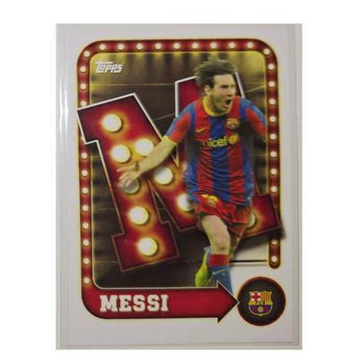 Lionel Messi Name In Lights #27 | 2025-26 Topps FC Barcelona Collector Tin