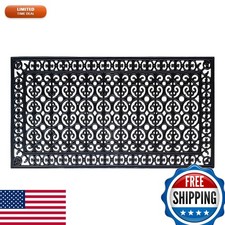 A1HC Large Outdoor Rubber Door Mat 30"x60"