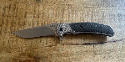 DISCON Zero Tolerance 0600, RJ Martin 510/1000, B75P Blade, Ti Carbon Fib Scale