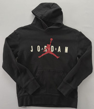 Air Jordan Hoodie Youth Medium Black Jumpman Pullover Sweatshirt Boys