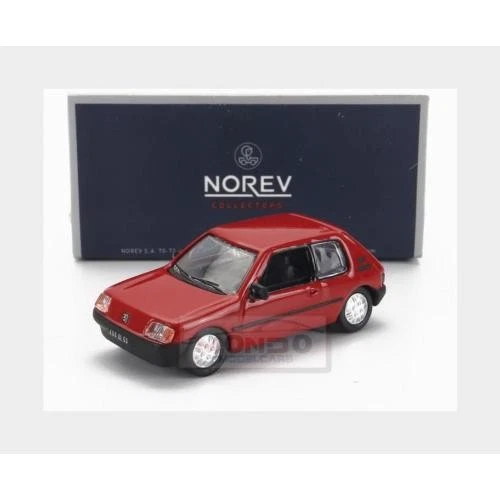 1:87 NOREV Peugeot 205 Xl 1985 Red NV471732 - Immagine 2 di 2