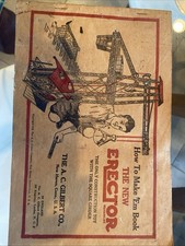 1938 Erector Set with Original Booklet