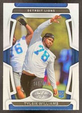 Tyleik Williams 2025 Panini Certified Rookies RC Lions /499
