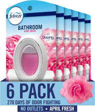 Bathroom Air Freshener Odor-fighting Downy April Fresh 6ct