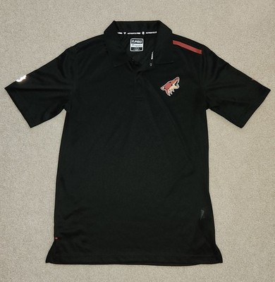 Arizona Coyotes NHL Fanatics Authentic Pro Black M Hockey Polo