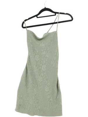 Stone Cold Fox Slip Minikleid in Grün