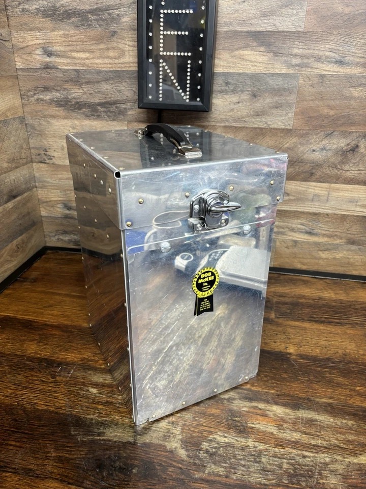 SELTEN SCHWER ZU FINDEN VTG Bob McKee Inc Aluminium professionelle Hundepflege Show Box - Bild 3 von 4