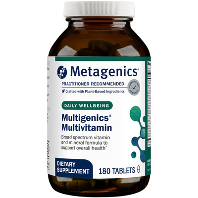 Metagenics Multigenics Multivitamin NO IRON 180 Tablets EXO 07/2027