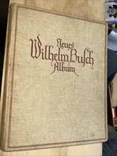 VINTAGE 1940'S NEUES WILHELM BUSCH ALBUM WITH 1600 PICTURES AND CAPTIONS K1