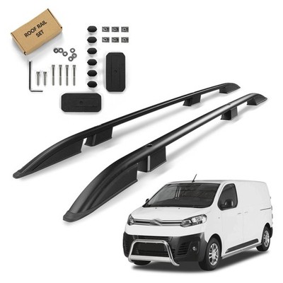 Dachreling für Citroen Jumpy (V) H1 KURZ (XS | Compact) 2016- Schwarz Lackiert