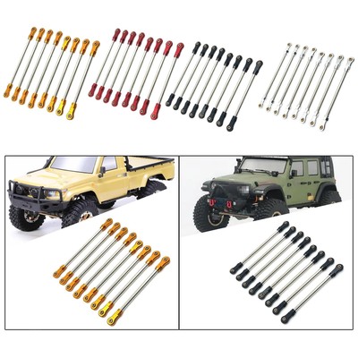 8 Stück Verstellbares Chassis Gestänge Ersatz RC Chassis Link Rod für YK4106