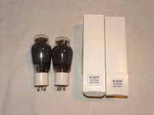 2 x 6L6g Hytron Tubes*Very Strong Pair*Smoked Glass-Porcelain Bases *#R3