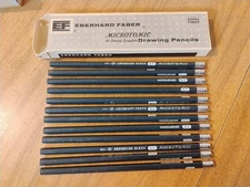 Eberhard Faber Microtomic Hi Density Graphite Drawing Pencils 600 6H Box Of 12