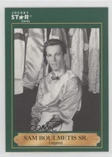 1991 Horse Star Jockey Star Cards Sam Boulmetis #13 0c4