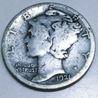1921-D Mercury Dime Beautiful Coin Rare Date