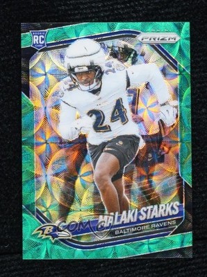2025 Panini Prizm Rookies Green Scope 28/75 Malaki Starks #310 Rookie RC 1k9t
