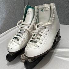 Riedell Opal Figure Skating Ice Skates White Women's Size 6 Model 110W Opal