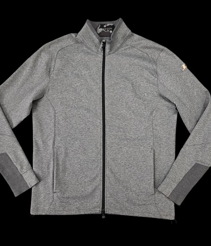 Greyson Men's Large Grey Stretch Full Zip Sequoia Golf Jacket